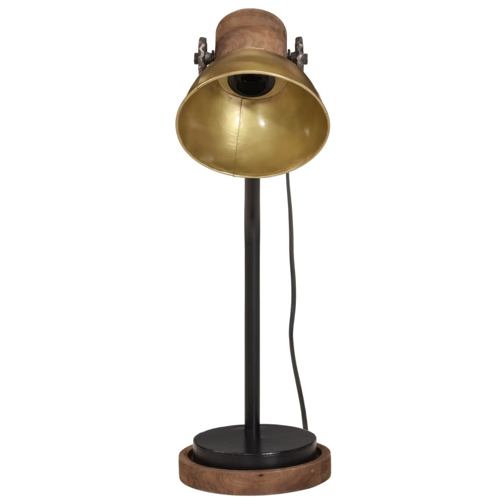 Bureaulamp 25 W E27 18x18x60 cm antiek messingkleurig is nu te koop bij PeponiXL, paradijselijk wonen!