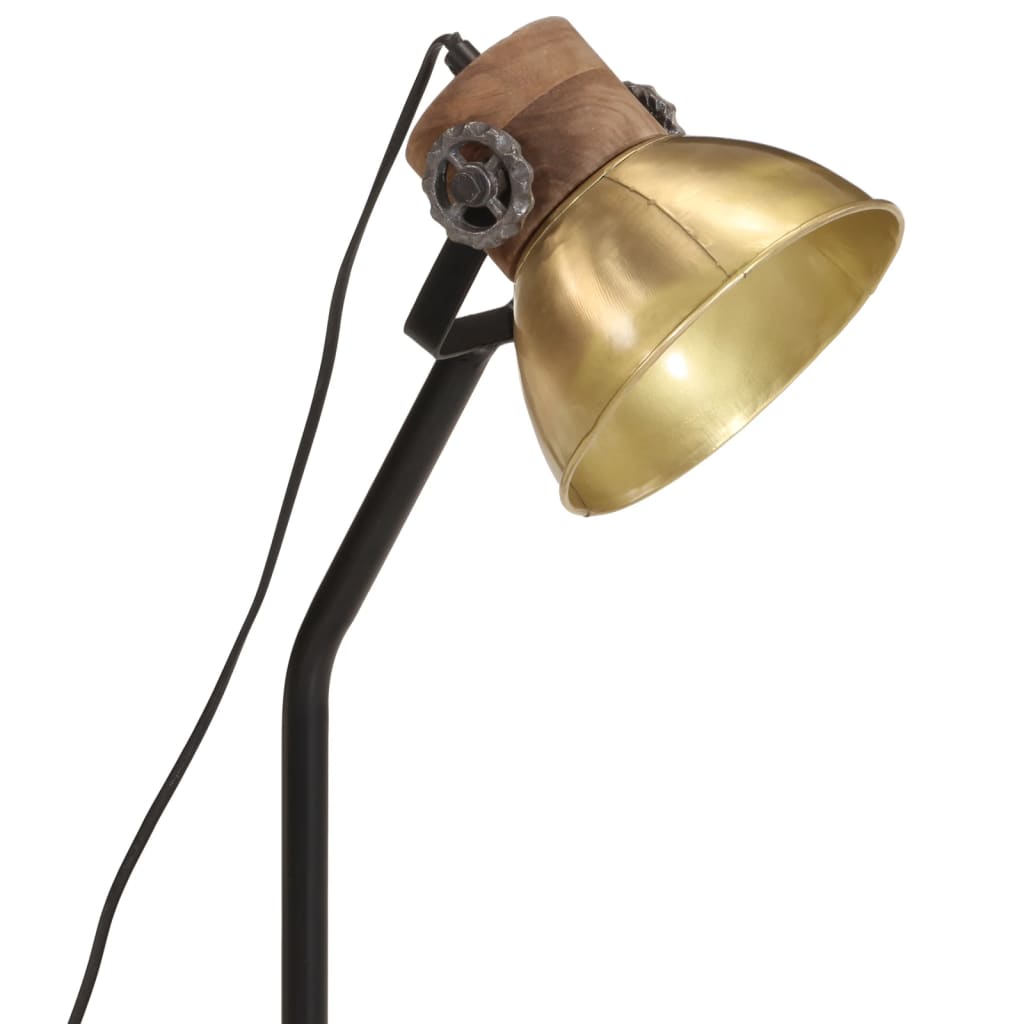 Bureaulamp 25 W E27 18x18x60 cm antiek messingkleurig is nu te koop bij PeponiXL, paradijselijk wonen!