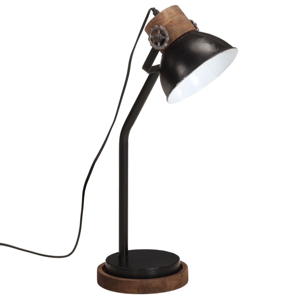 Bureaulamp 25 W E27 18x18x60 cm zwart is nu te koop bij PeponiXL, paradijselijk wonen!