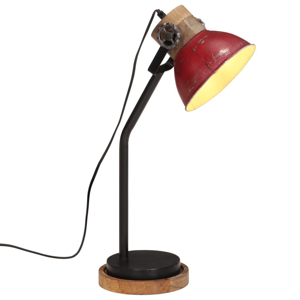 Bureaulamp 25 W E27 18x18x60 cm verweerd rood is nu te koop bij PeponiXL, paradijselijk wonen!