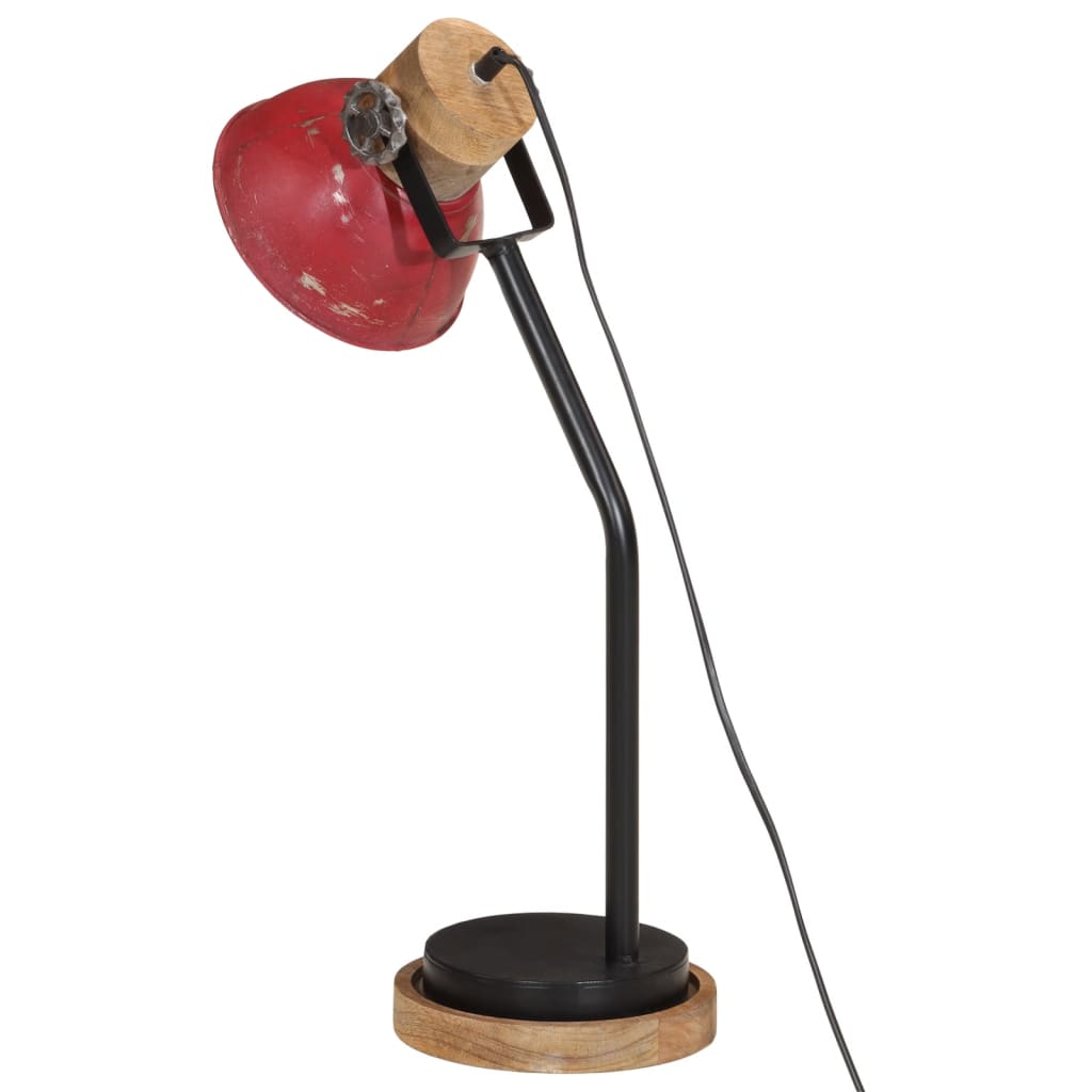 Bureaulamp 25 W E27 18x18x60 cm verweerd rood is nu te koop bij PeponiXL, paradijselijk wonen!