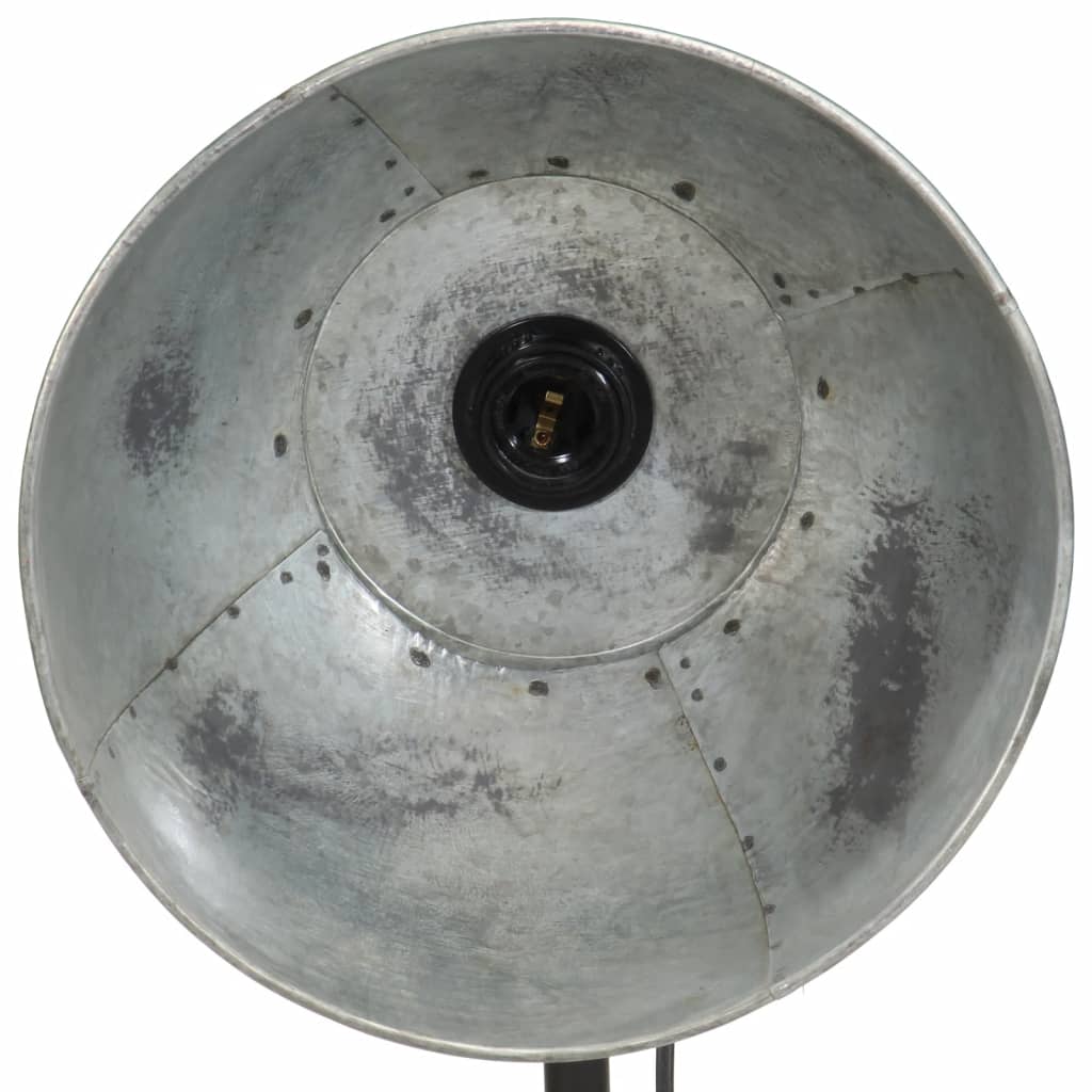 Vloerlamp 25 W E27 30x30x100-150 cm vintage zilverkleurig is nu te koop bij PeponiXL, paradijselijk wonen!