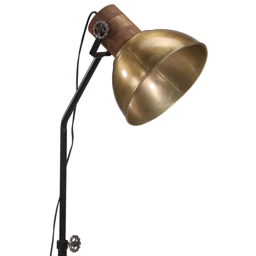 Vloerlamp 25 W E27 30x30x100-150 cm antiek messingkleurig is nu te koop bij PeponiXL, paradijselijk wonen!