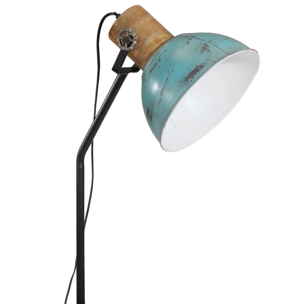 Vloerlamp 25 W E27 30x30x100-150 cm verweerd blauw is nu te koop bij PeponiXL, paradijselijk wonen!