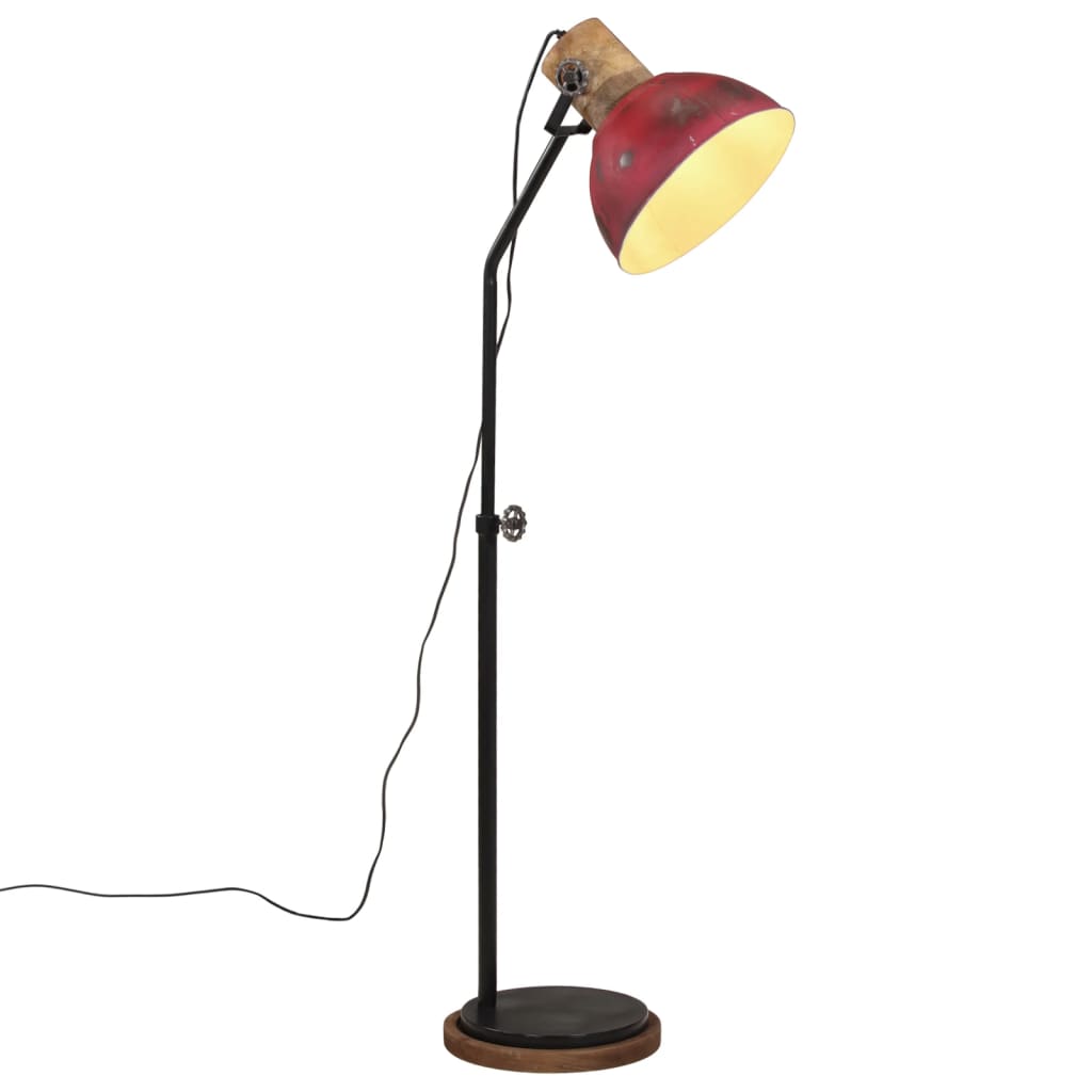 Vloerlamp 25 W E27 30x30x100-150 cm verweerd rood is nu te koop bij PeponiXL, paradijselijk wonen!