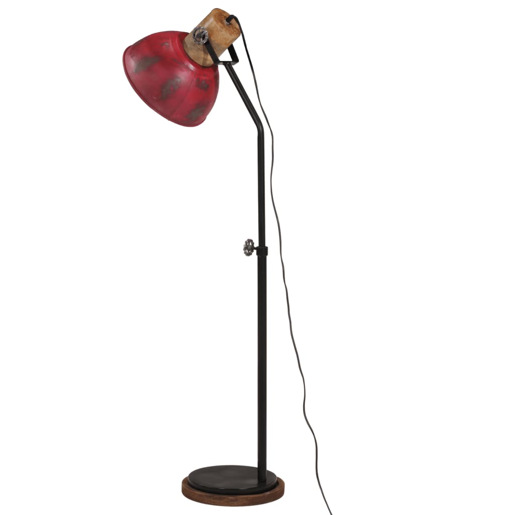 Vloerlamp 25 W E27 30x30x100-150 cm verweerd rood is nu te koop bij PeponiXL, paradijselijk wonen!