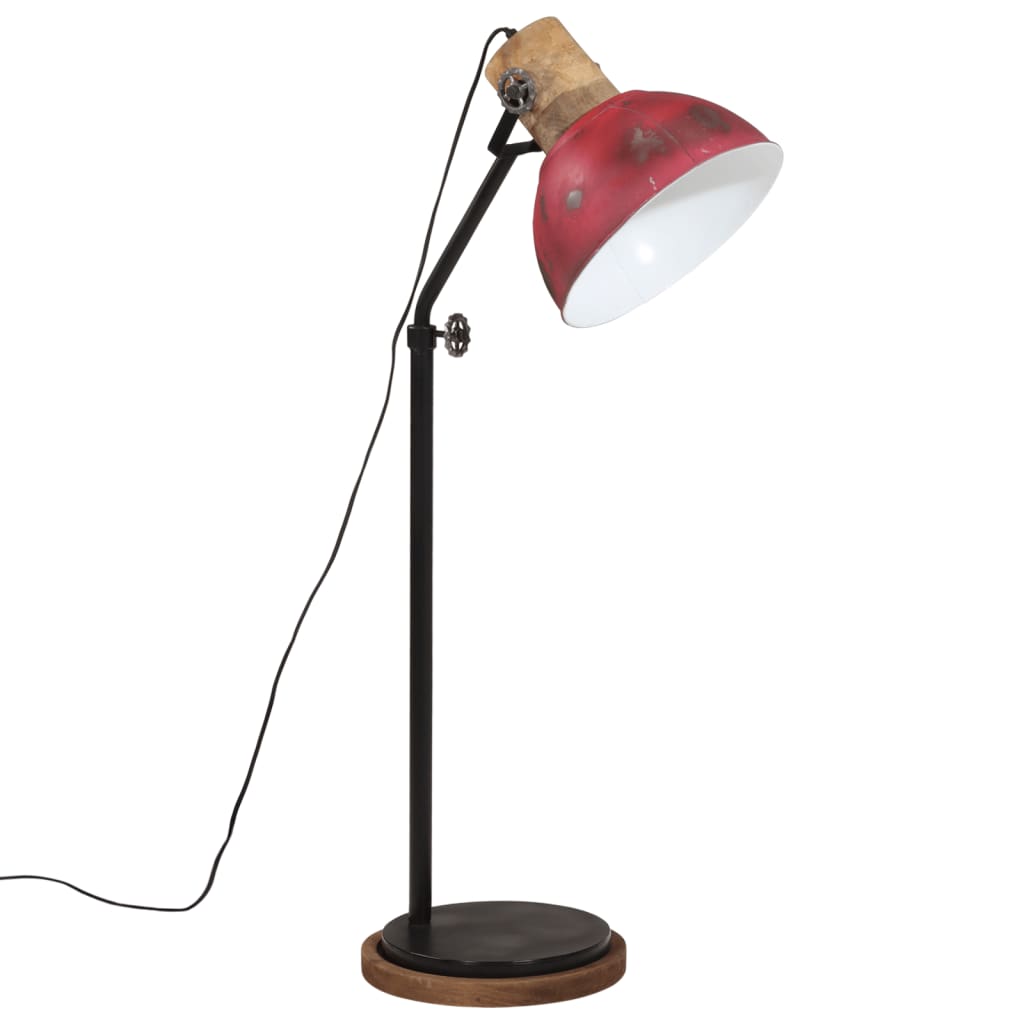 Vloerlamp 25 W E27 30x30x100-150 cm verweerd rood is nu te koop bij PeponiXL, paradijselijk wonen!