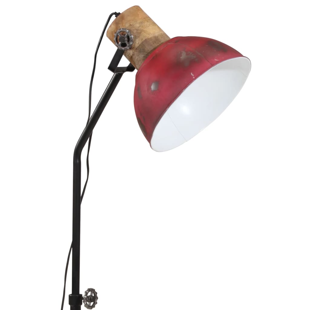 Vloerlamp 25 W E27 30x30x100-150 cm verweerd rood is nu te koop bij PeponiXL, paradijselijk wonen!