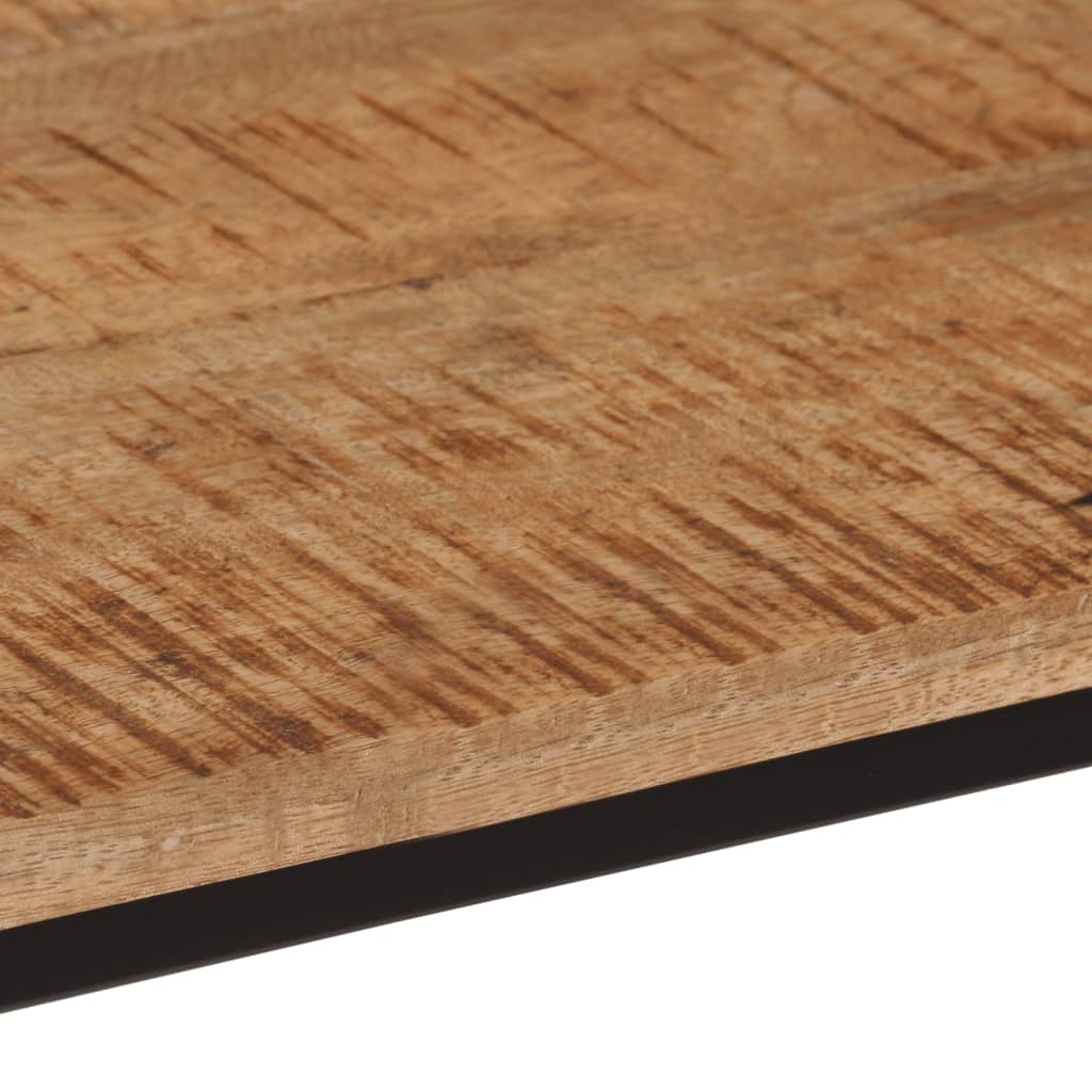 Wandtafel 80x30x74 cm massief mangohout en ijzer is nu te koop bij PeponiXL, paradijselijk wonen!