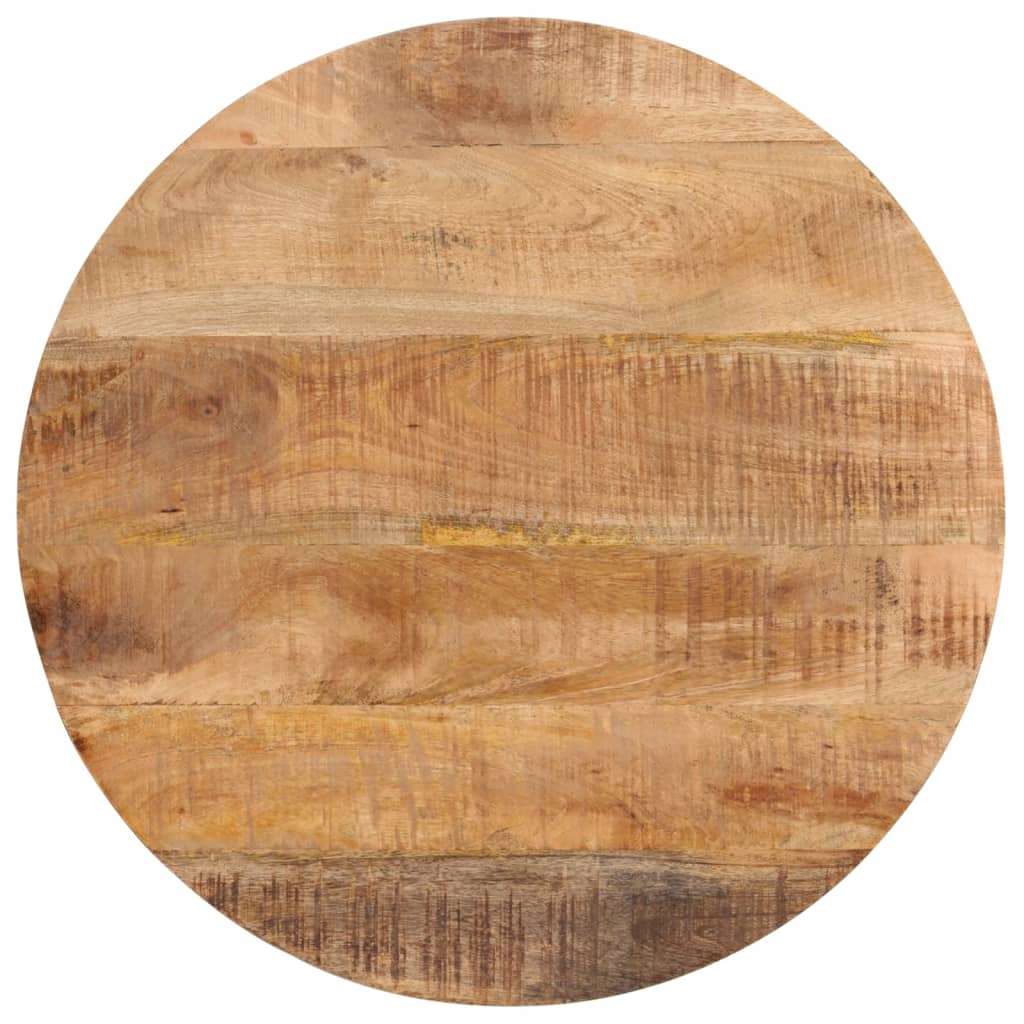 Salontafel 54x54x35 cm massief mangohout en ijzer is nu te koop bij PeponiXL, paradijselijk wonen!