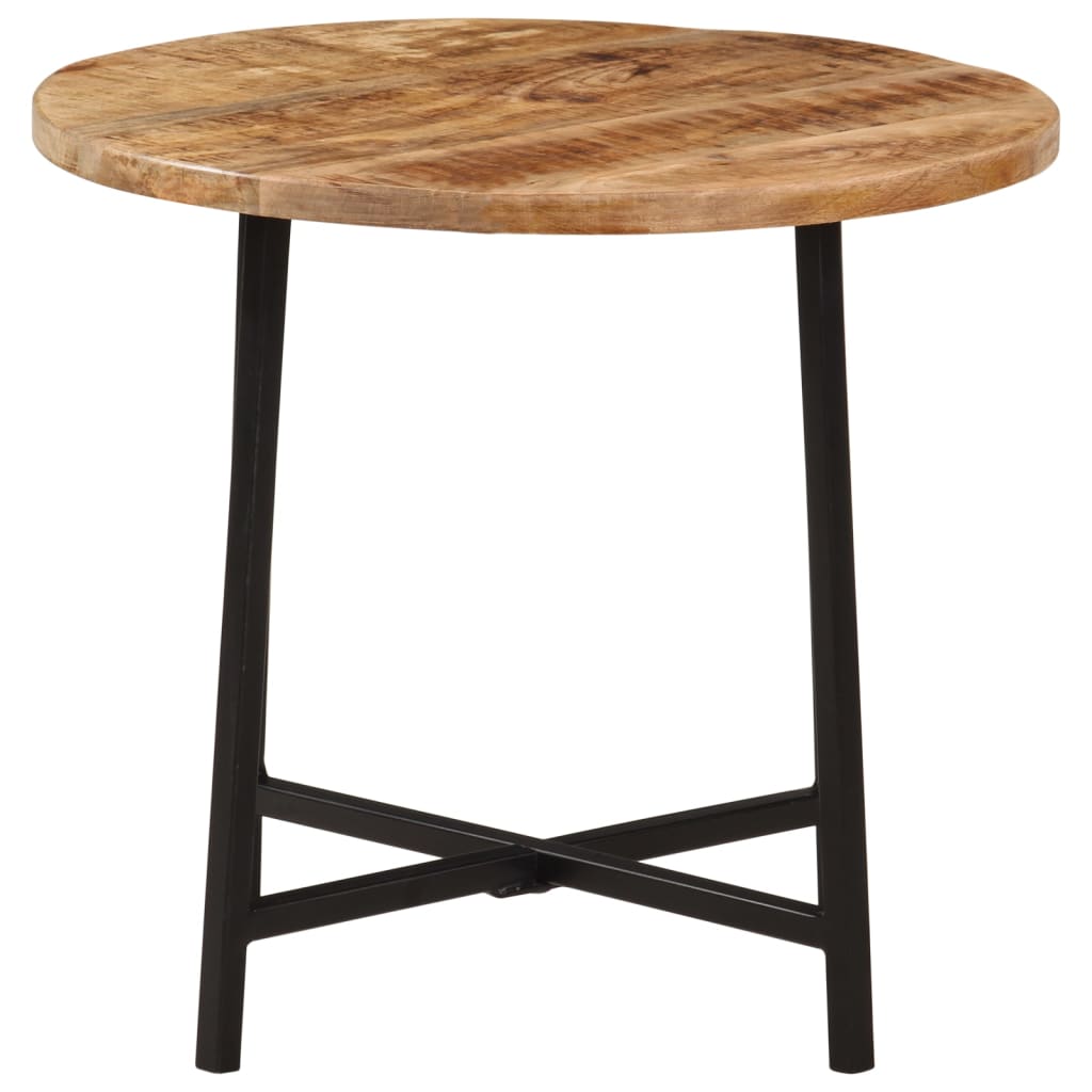 Salontafel 45x45x40 cm massief mangohout en ijzer is nu te koop bij PeponiXL, paradijselijk wonen!