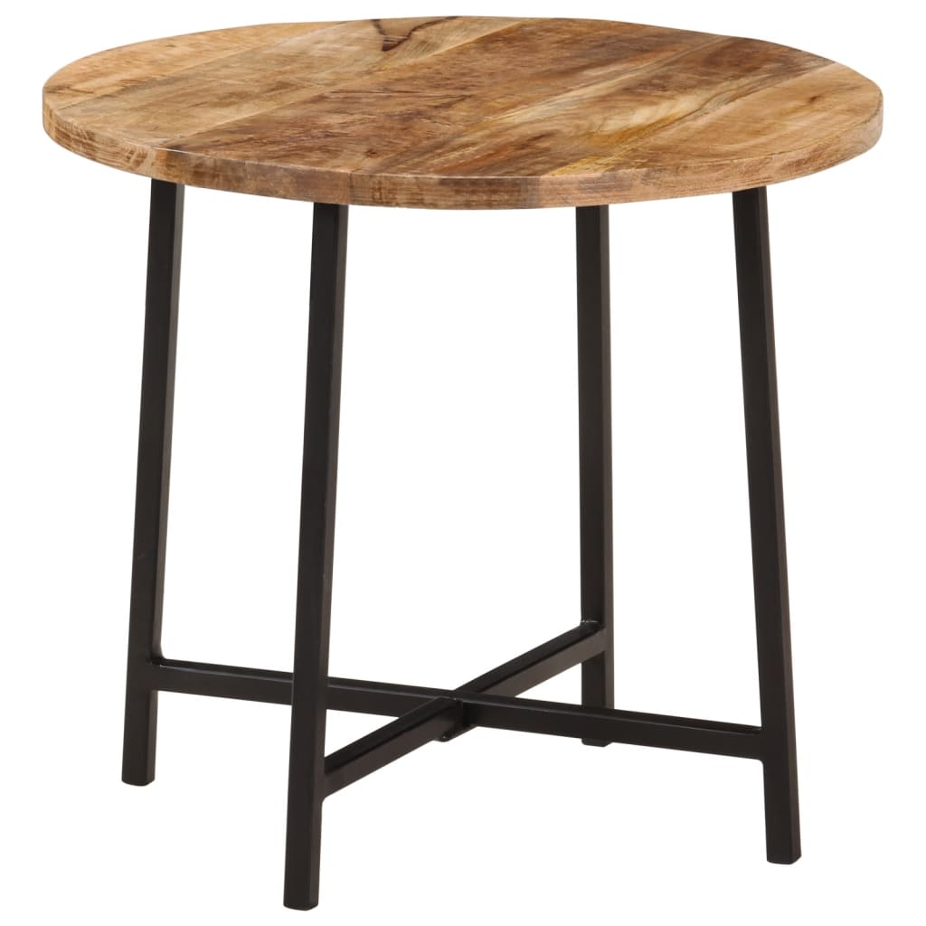Salontafel 45x45x40 cm massief mangohout en ijzer is nu te koop bij PeponiXL, paradijselijk wonen!