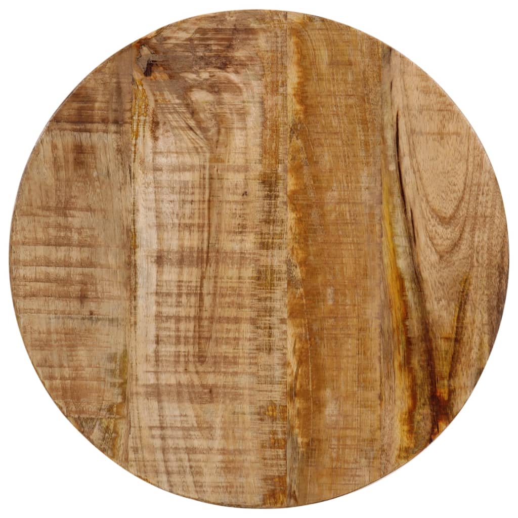 Salontafel 35x35x45 cm massief mangohout en ijzer is nu te koop bij PeponiXL, paradijselijk wonen!