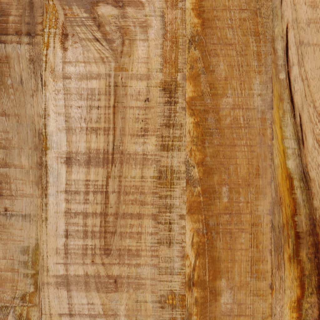 Salontafel 35x35x45 cm massief mangohout en ijzer is nu te koop bij PeponiXL, paradijselijk wonen!