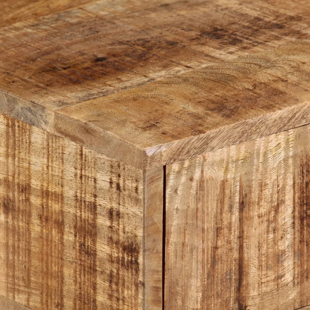 Nachtkastje wandgemonteerd 40x30x13,5 cm massief mangohout is nu te koop bij PeponiXL, paradijselijk wonen!