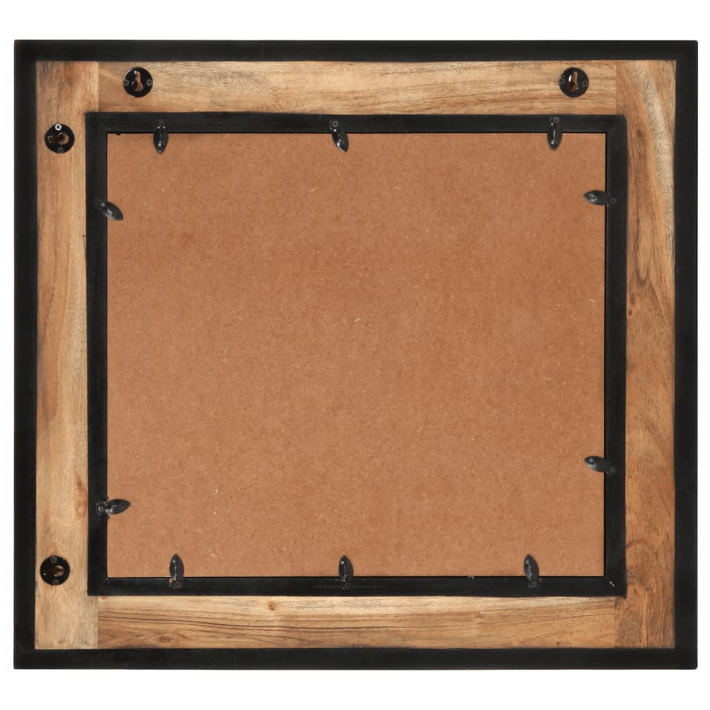 Badkamerspiegel 60x1x55 cm massief acaciahout is nu te koop bij PeponiXL, paradijselijk wonen!