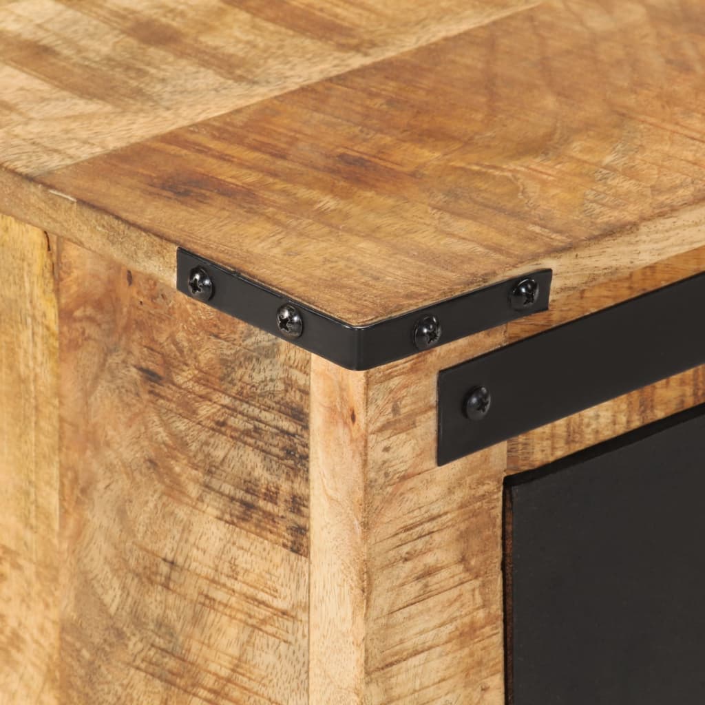 Nachtkastje 45x40x45 cm massief mangohout is nu te koop bij PeponiXL, paradijselijk wonen!