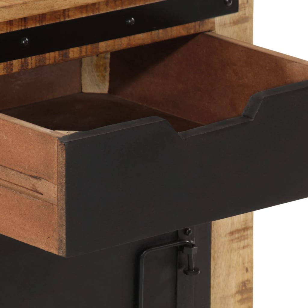 Nachtkastje 45x40x45 cm massief mangohout is nu te koop bij PeponiXL, paradijselijk wonen!