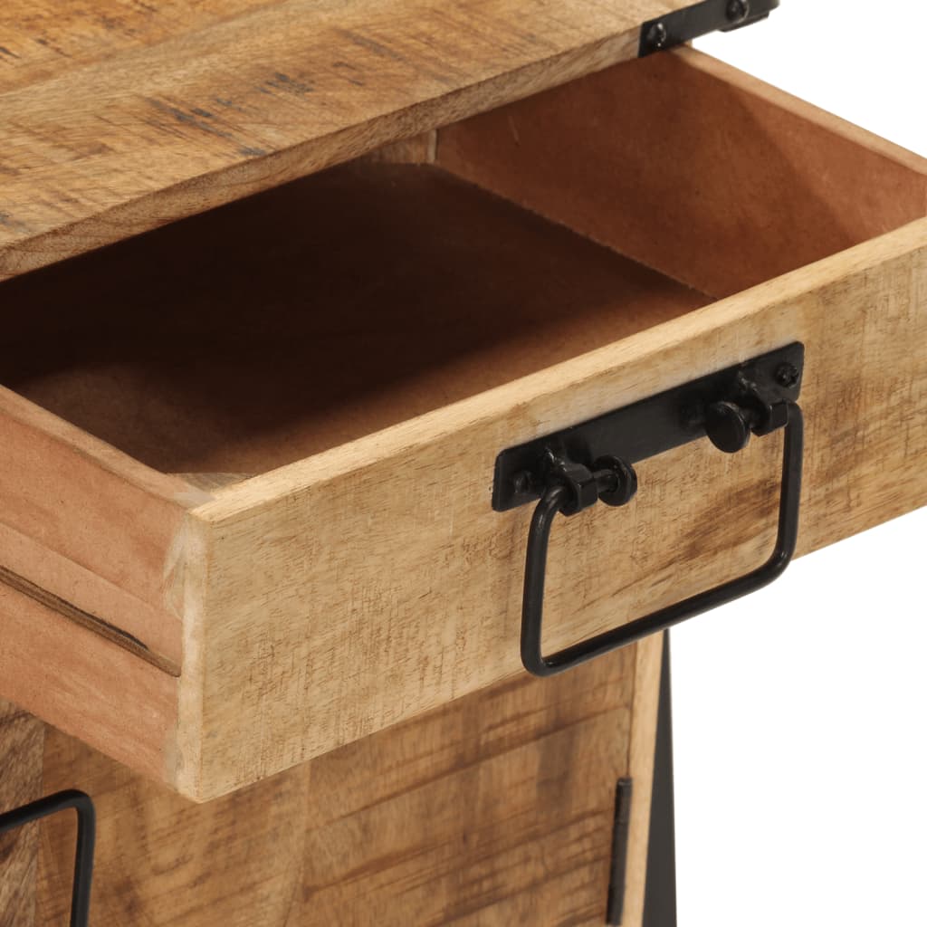 Nachtkastje 40x30x42 cm massief mangohout is nu te koop bij PeponiXL, paradijselijk wonen!