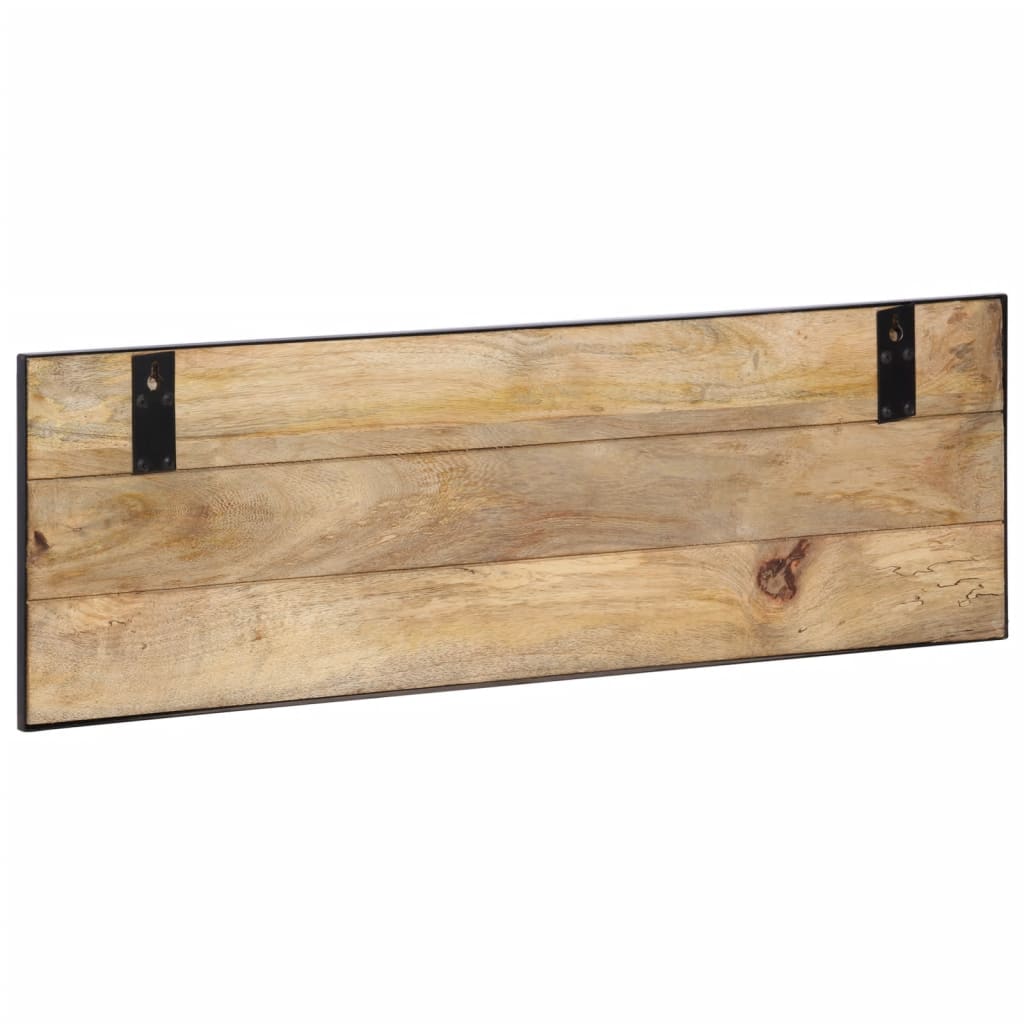 Kapstokken 2 st 80x8x25 cm massief ruw mangohout is nu te koop bij PeponiXL, paradijselijk wonen!