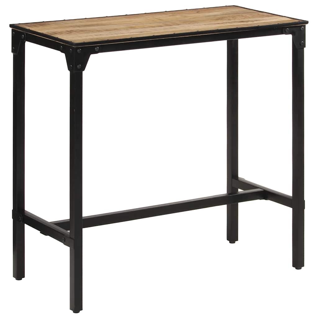 Bartafel 110x55x107 cm massief ruw mangohout is nu te koop bij PeponiXL, paradijselijk wonen!