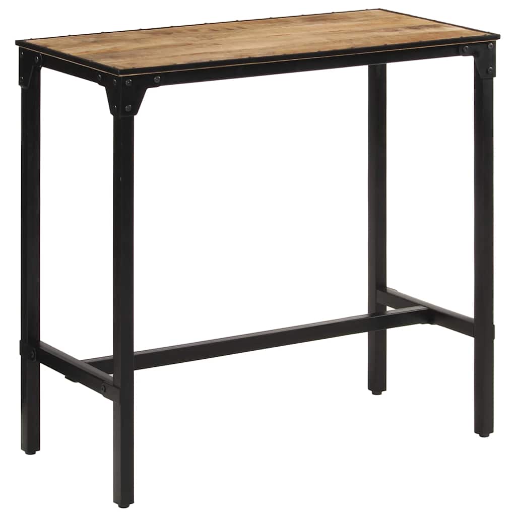 Bartafel 110x55x107 cm massief ruw mangohout is nu te koop bij PeponiXL, paradijselijk wonen!