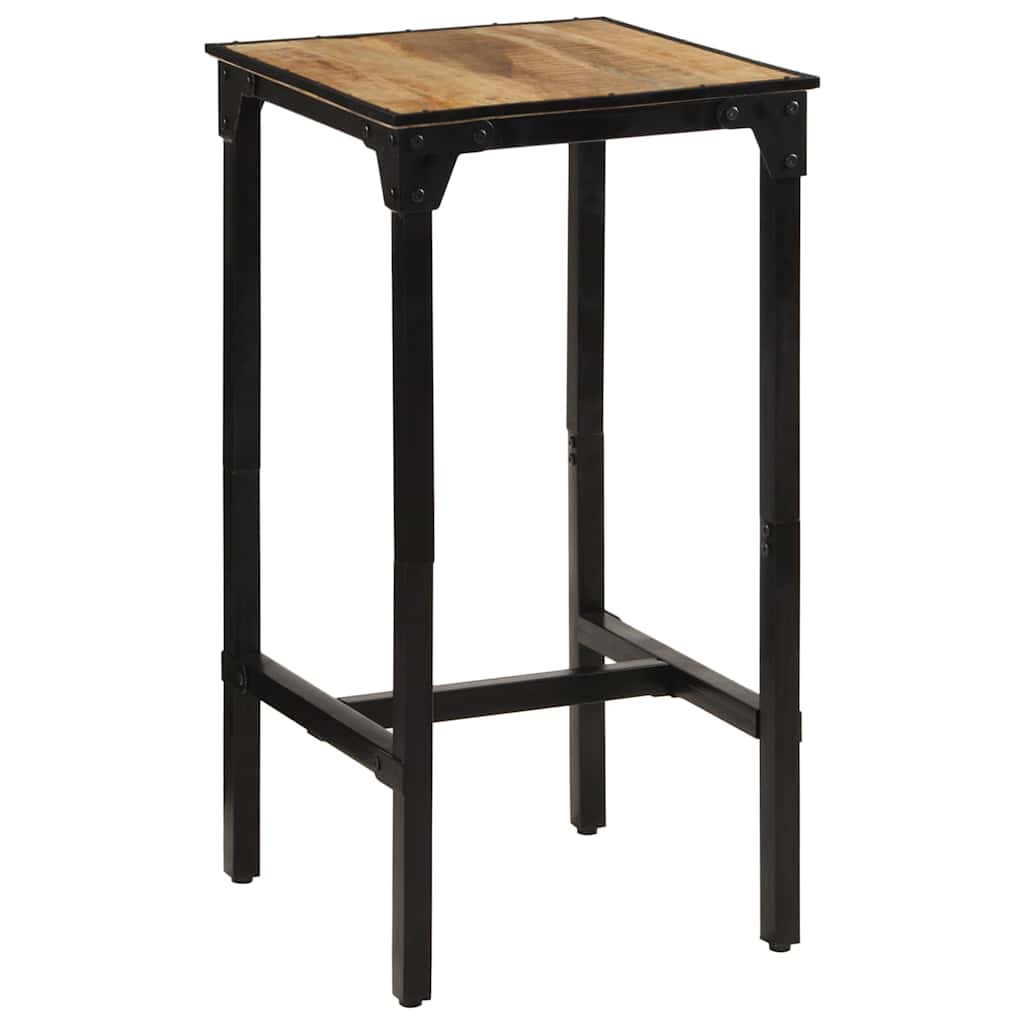 Bartafel 60x55x107 cm massief ruw mangohout is nu te koop bij PeponiXL, paradijselijk wonen!