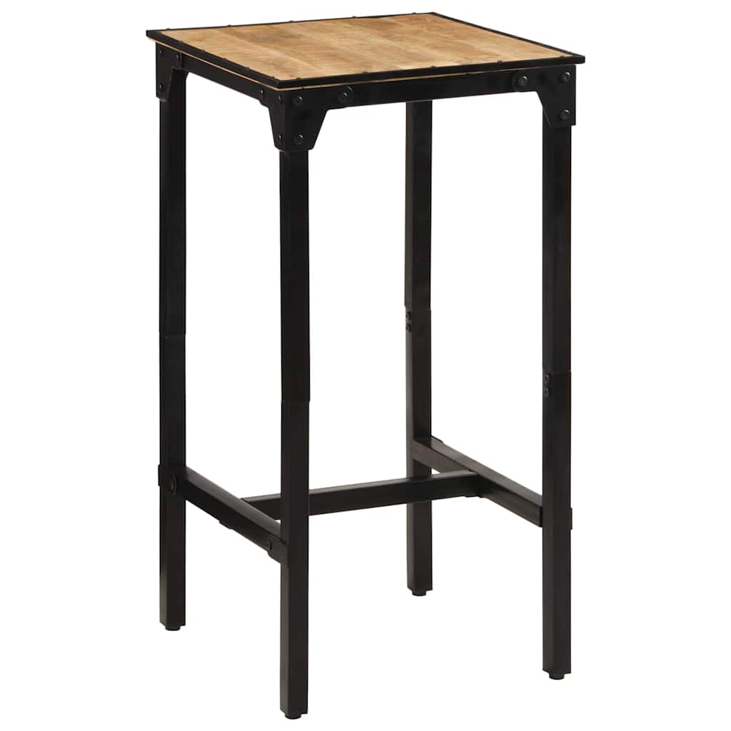 Bartafel 60x55x107 cm massief ruw mangohout is nu te koop bij PeponiXL, paradijselijk wonen!