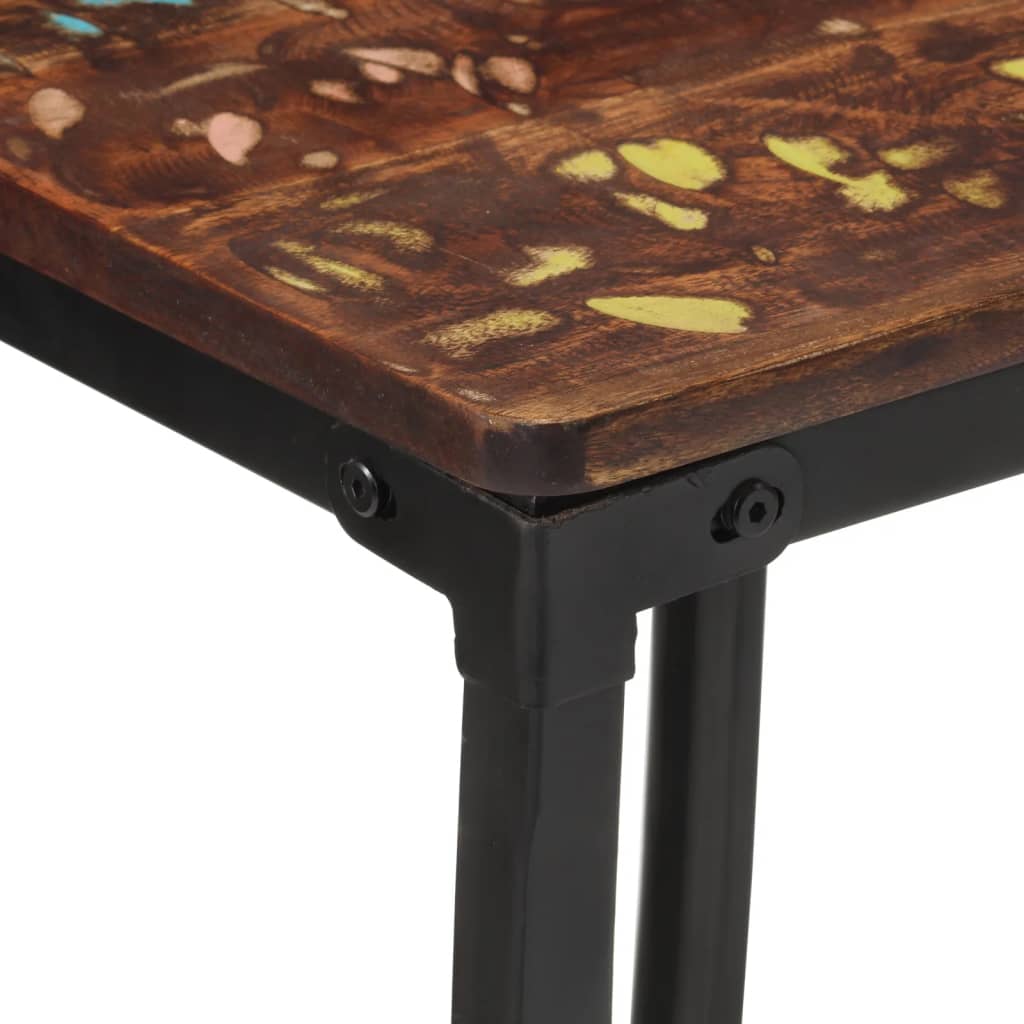 Barstoelen 2 st massief gerecycled hout is nu te koop bij PeponiXL, paradijselijk wonen!