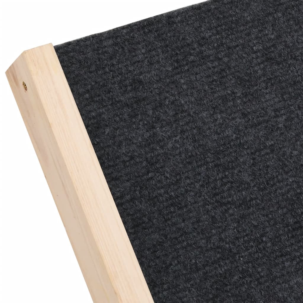 Hondenloopplank 70x35 cm massief vurenhout grijs is nu te koop bij PeponiXL, paradijselijk wonen!