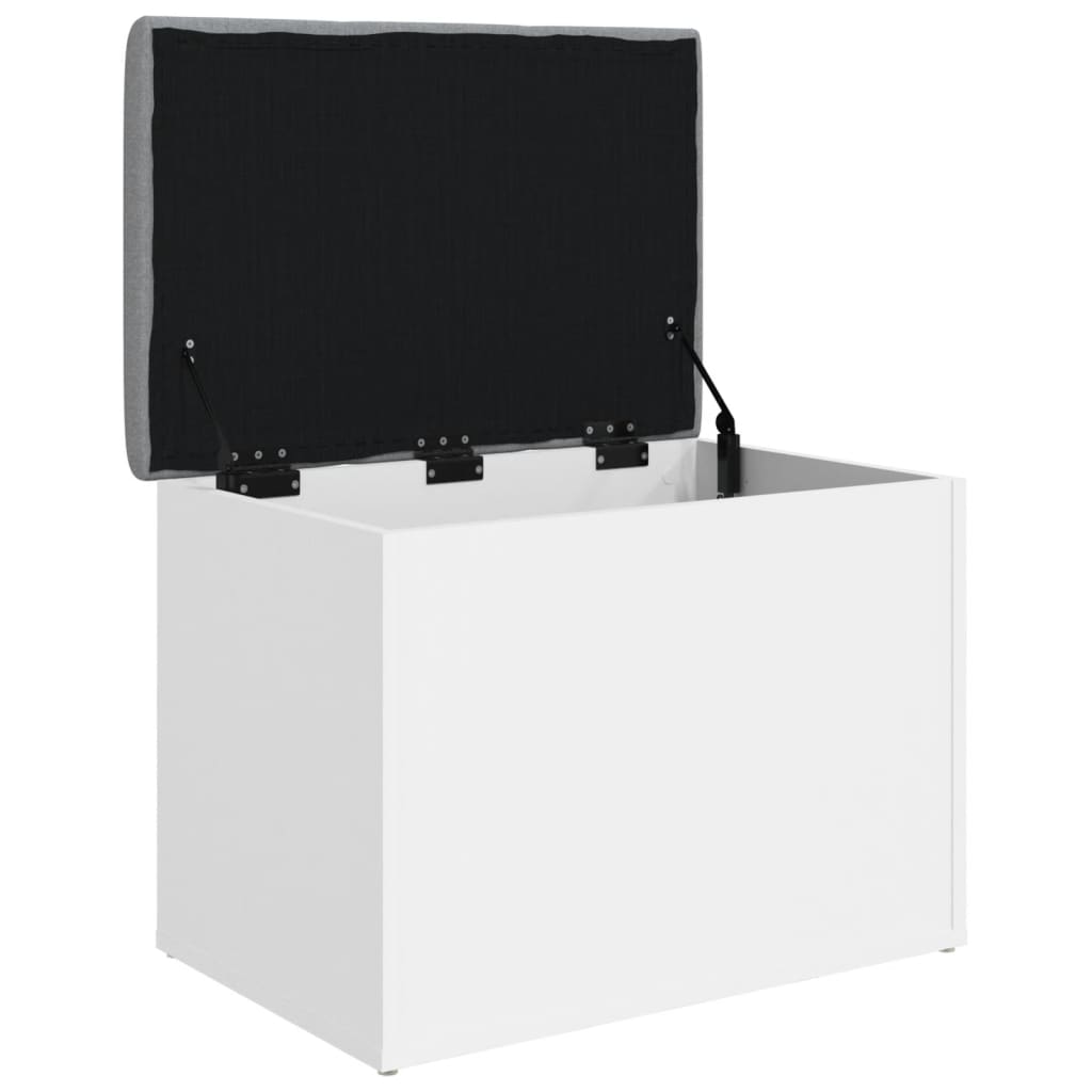 Opbergbank Wit 62x42x45 cm Bewerkt Hout is nu te koop bij PeponiXL, paradijselijk wonen!