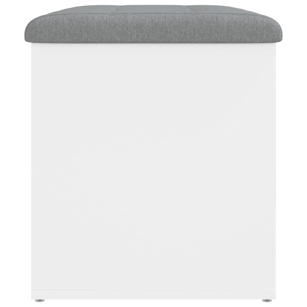 Opbergbank Wit 62x42x45 cm Bewerkt Hout is nu te koop bij PeponiXL, paradijselijk wonen!