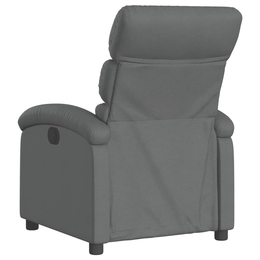 Fauteuil elektrisch verstelbaar stof donkergrijs is nu te koop bij PeponiXL, paradijselijk wonen!