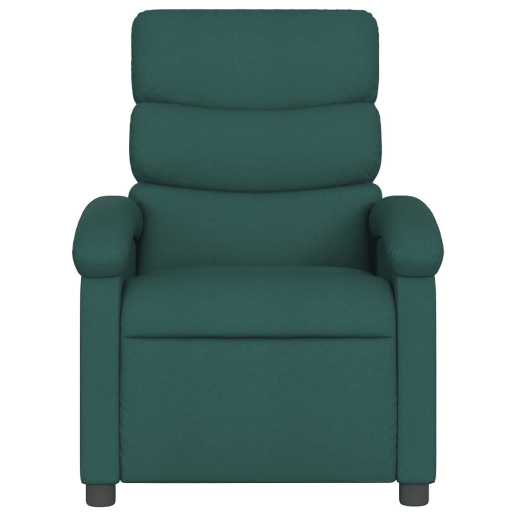 Fauteuil verstelbaar elektrisch stof donkergroen is nu te koop bij PeponiXL, paradijselijk wonen!