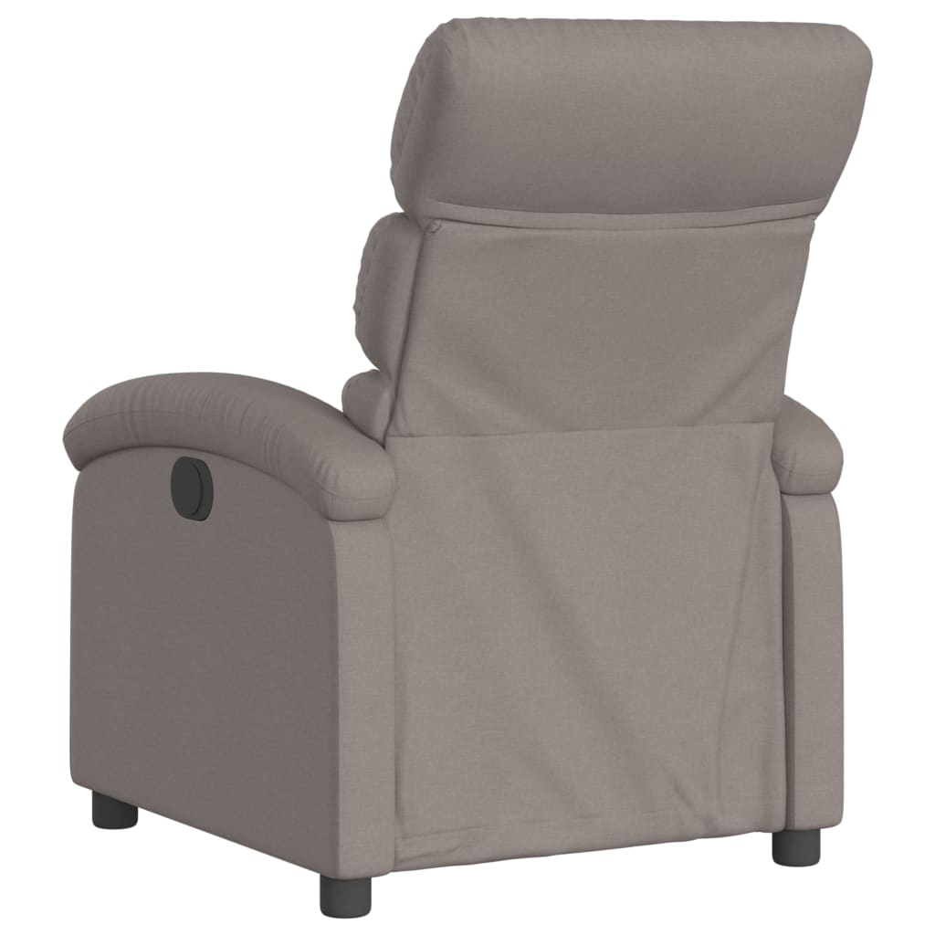 Fauteuil verstelbaar elektrisch stof taupe is nu te koop bij PeponiXL, paradijselijk wonen!