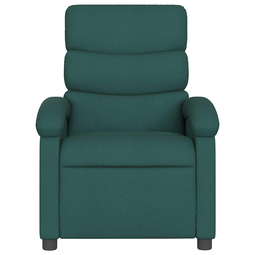 Massagestoel elektrisch verstelbaar stof donkergroen is nu te koop bij PeponiXL, paradijselijk wonen!