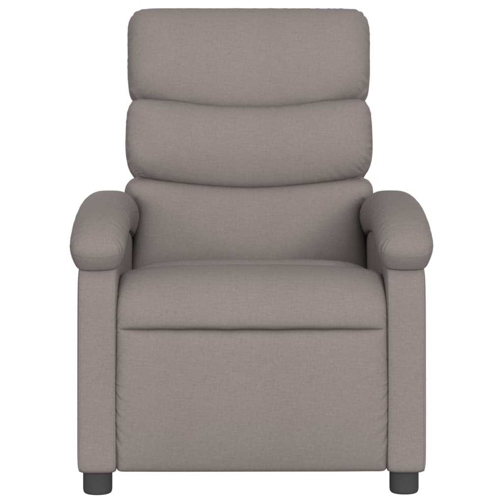 Massagestoel elektrisch verstelbaar stof taupe is nu te koop bij PeponiXL, paradijselijk wonen!