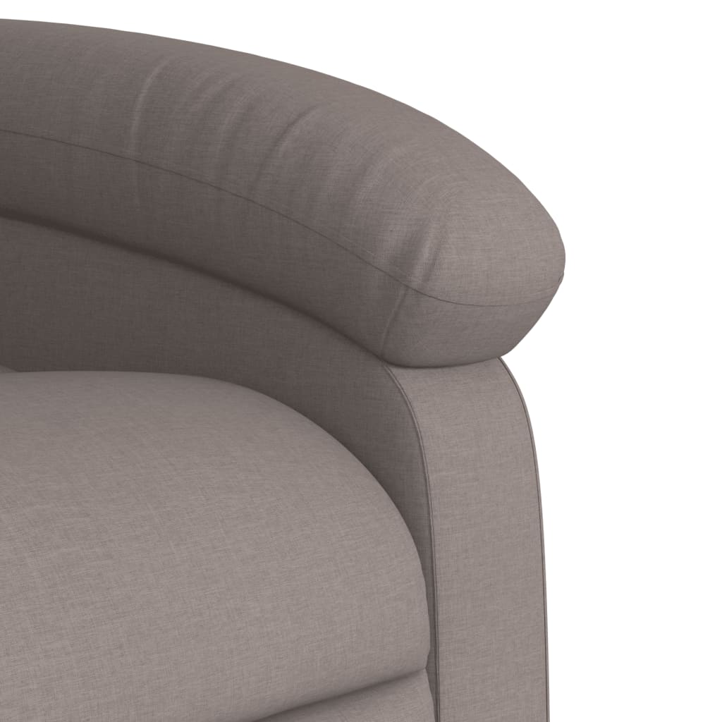 Massagestoel elektrisch verstelbaar stof taupe is nu te koop bij PeponiXL, paradijselijk wonen!