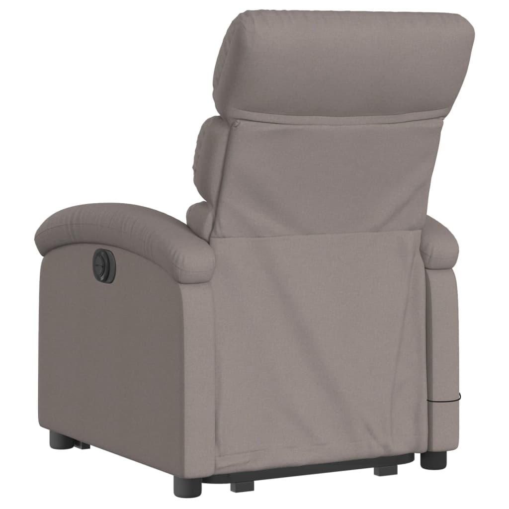 Sta-op-massagestoel verstelbaar stof taupe is nu te koop bij PeponiXL, paradijselijk wonen!