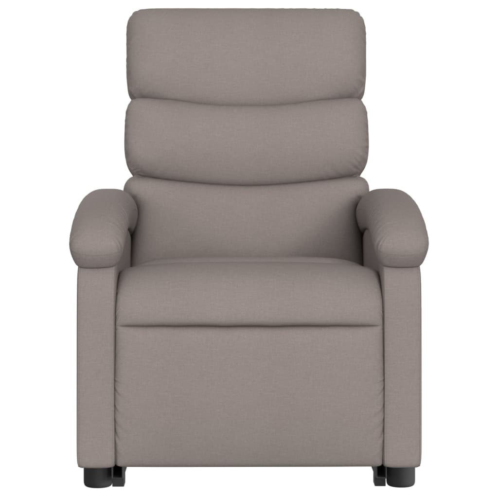 Sta-op-massagestoel verstelbaar stof taupe is nu te koop bij PeponiXL, paradijselijk wonen!
