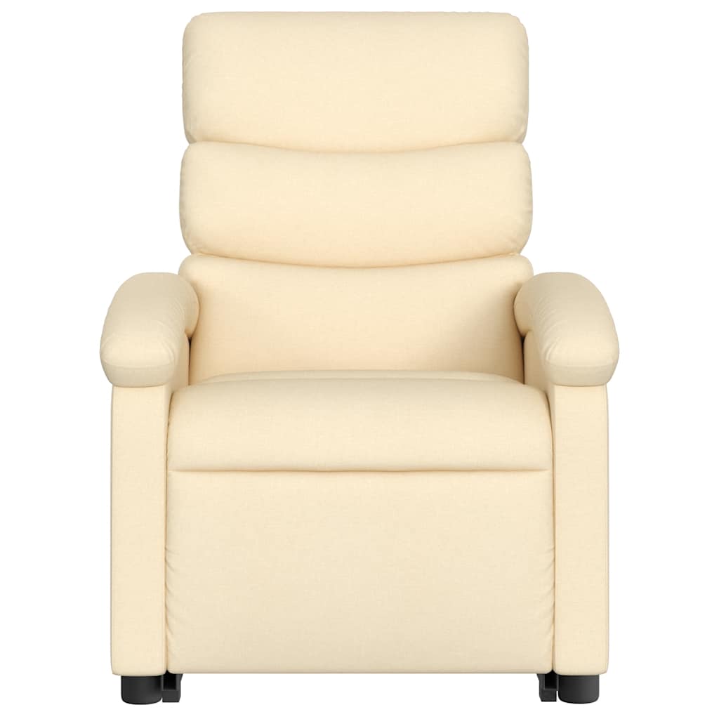 Sta-op-massagestoel verstelbaar stof crèmekleurig is nu te koop bij PeponiXL, paradijselijk wonen!