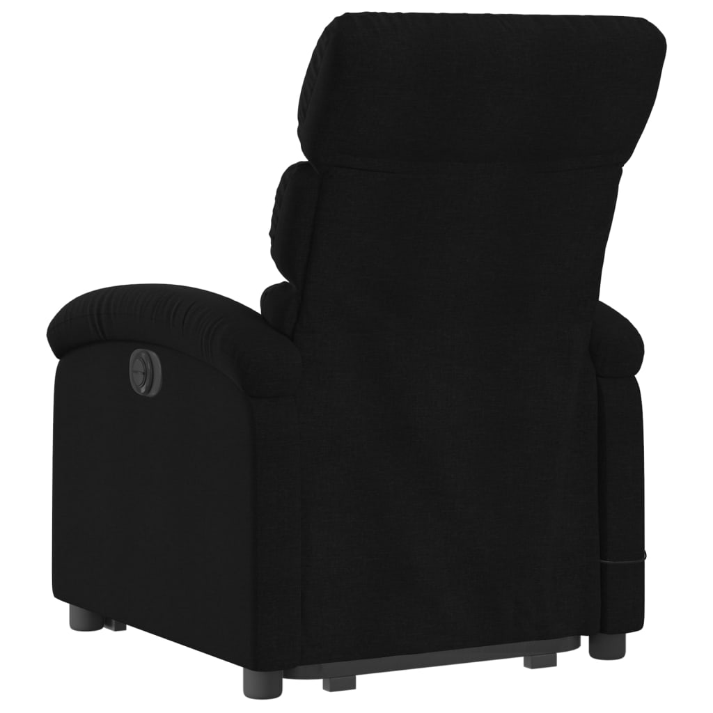 Sta-op-massagestoel elektrisch verstelbaar stof zwart is nu te koop bij PeponiXL, paradijselijk wonen!
