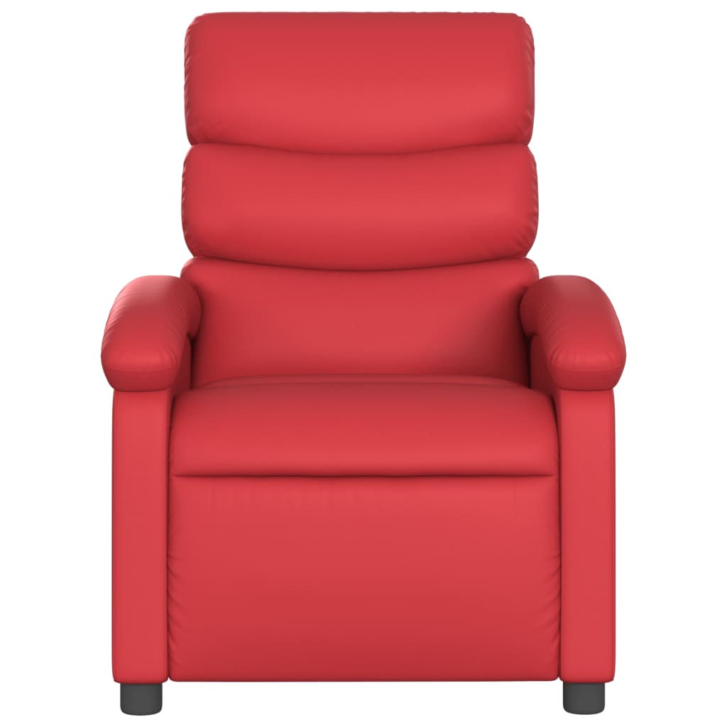 Massagestoel verstelbaar elektrisch kunstleer rood is nu te koop bij PeponiXL, paradijselijk wonen!