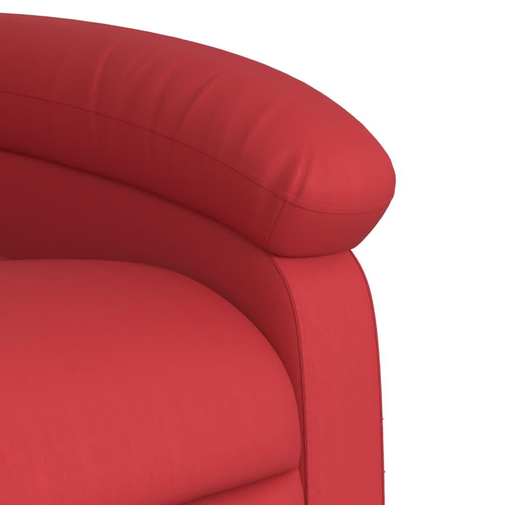 Sta-op-massagestoel verstelbaar kunstleer rood is nu te koop bij PeponiXL, paradijselijk wonen!