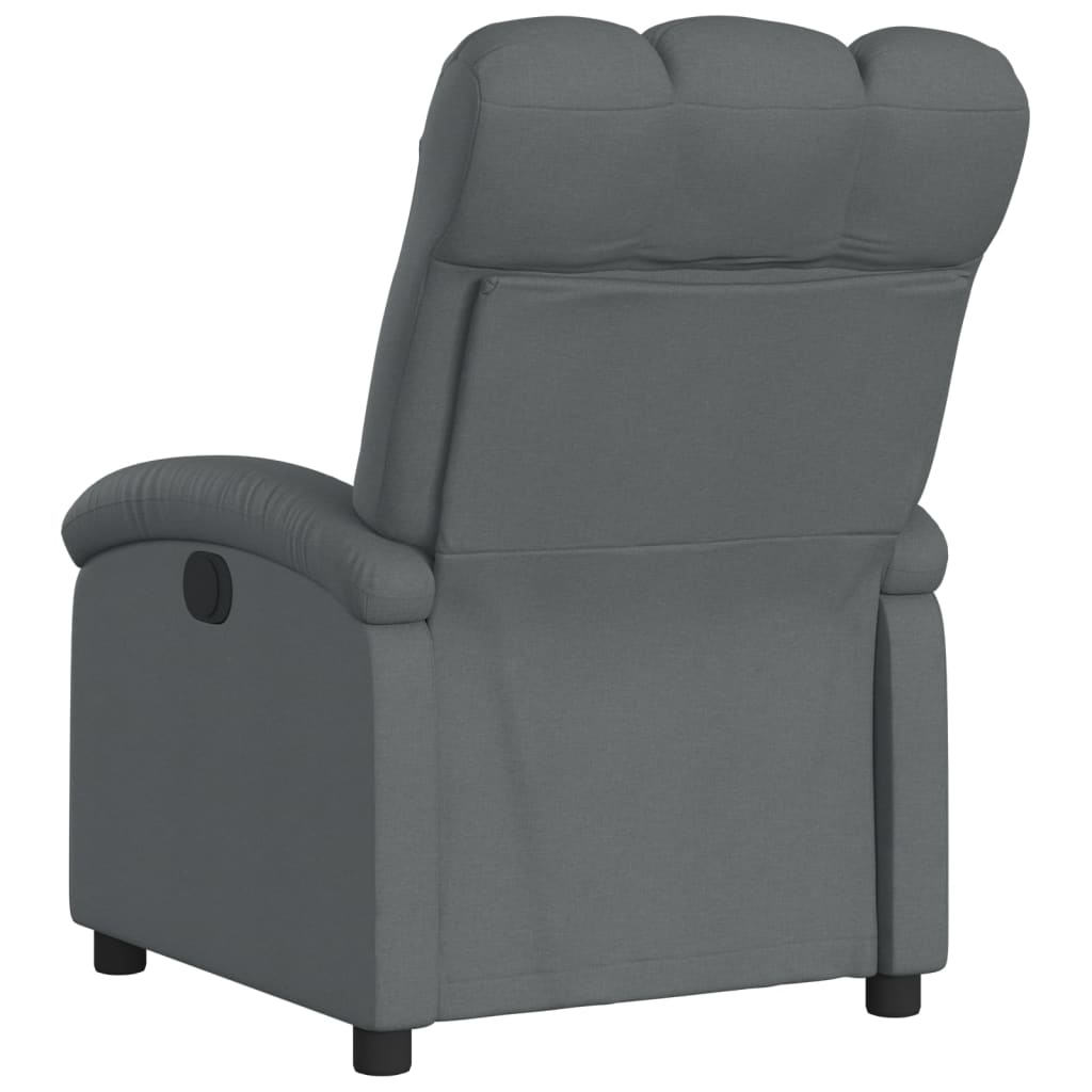 Fauteuil elektrisch verstelbaar stof donkergrijs is nu te koop bij PeponiXL, paradijselijk wonen!