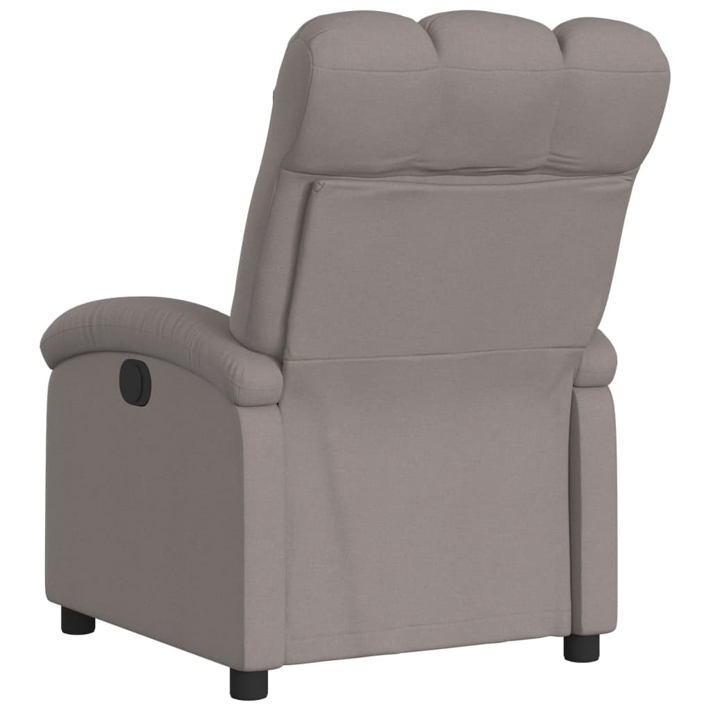 Fauteuil verstelbaar elektrisch stof taupe is nu te koop bij PeponiXL, paradijselijk wonen!