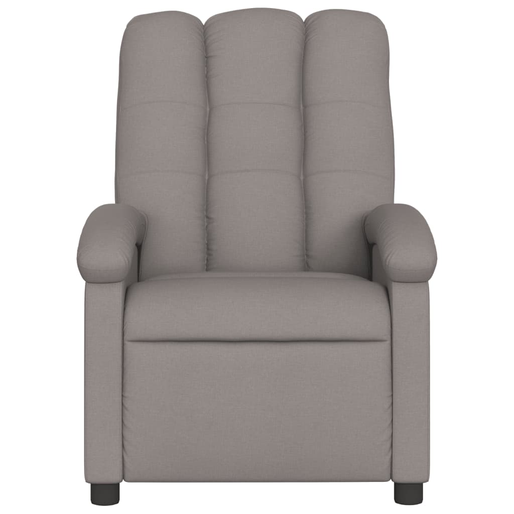 Fauteuil verstelbaar elektrisch stof taupe is nu te koop bij PeponiXL, paradijselijk wonen!