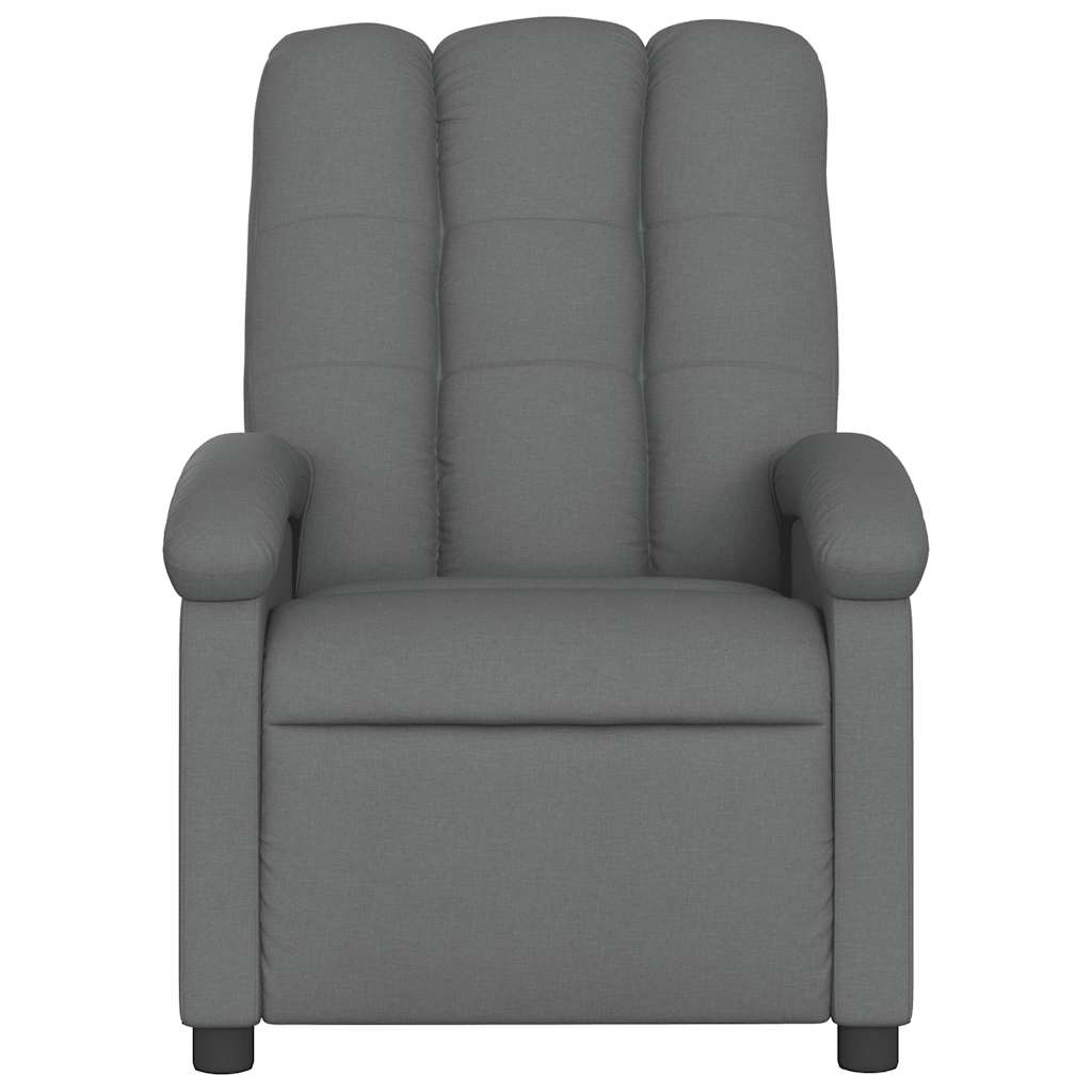 Massagestoel elektrisch verstelbaar stof donkergrijs is nu te koop bij PeponiXL, paradijselijk wonen!