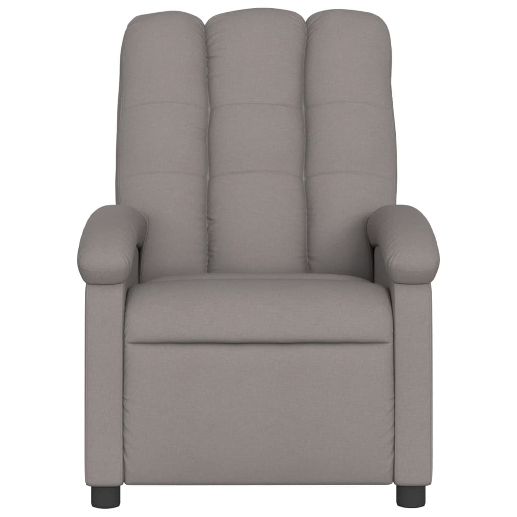 Massagestoel elektrisch verstelbaar stof taupe is nu te koop bij PeponiXL, paradijselijk wonen!