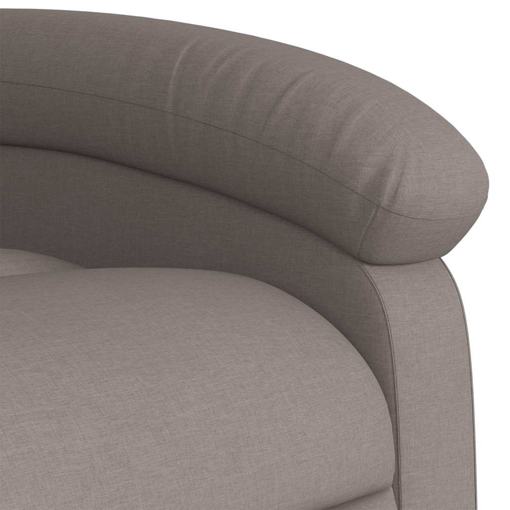 Massagestoel elektrisch verstelbaar stof taupe is nu te koop bij PeponiXL, paradijselijk wonen!